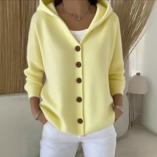 Rocío - Chaqueta de Punto con Capucha