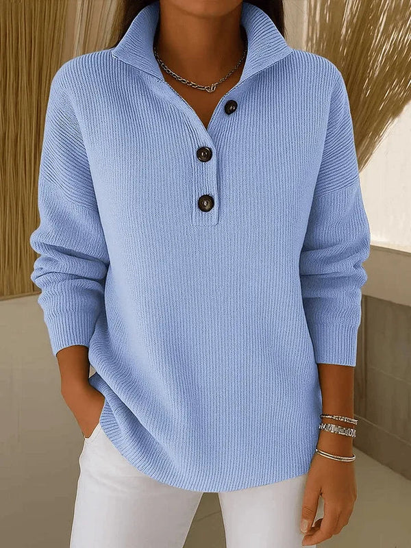 Amparo - Jersey Polo con Cuello de Pico