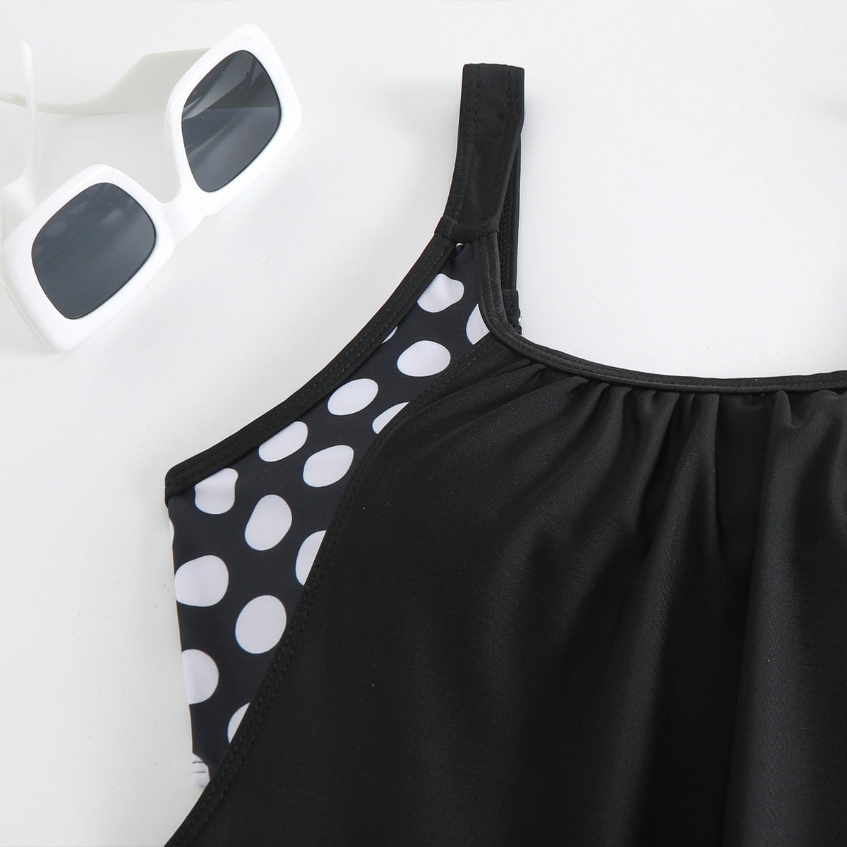 Bikini Mujer Lunares Elegante – Cintura Alta Verano