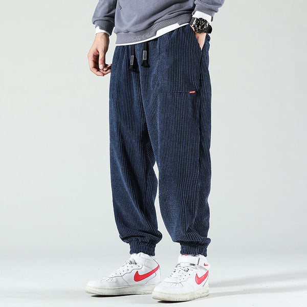 Pantalones pana hombre cómodos elegantes – estilo casual versátil diario