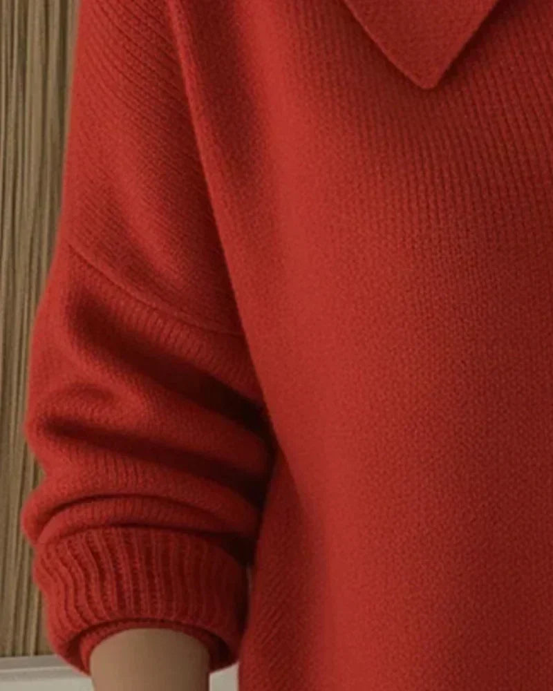 Vega - Chaqueta de Punto con Cuello Camisero