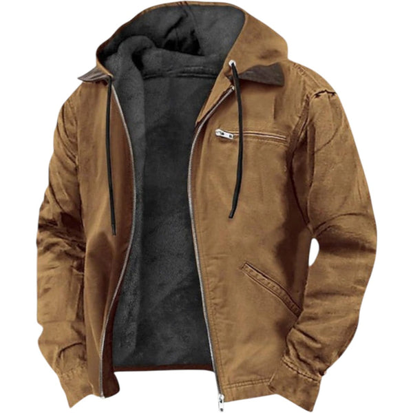 Chaqueta Hombre Casual con Capucha – Estilo Moderno y Abrigo Ligero