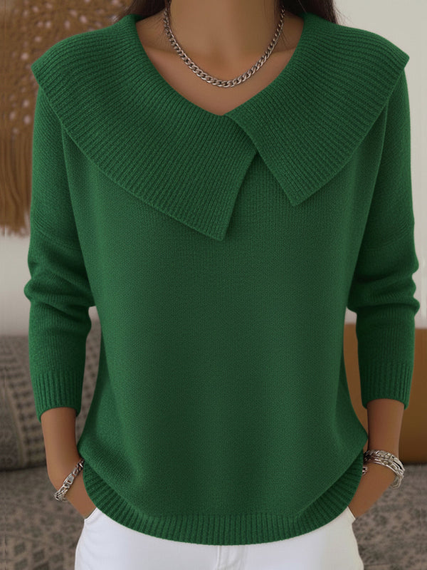 Soledad - Jersey Cálido con Cuello Vuelto