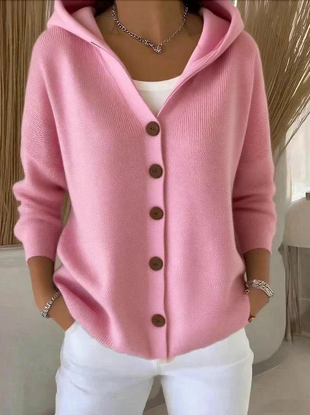 Rocío - Chaqueta de Punto con Capucha
