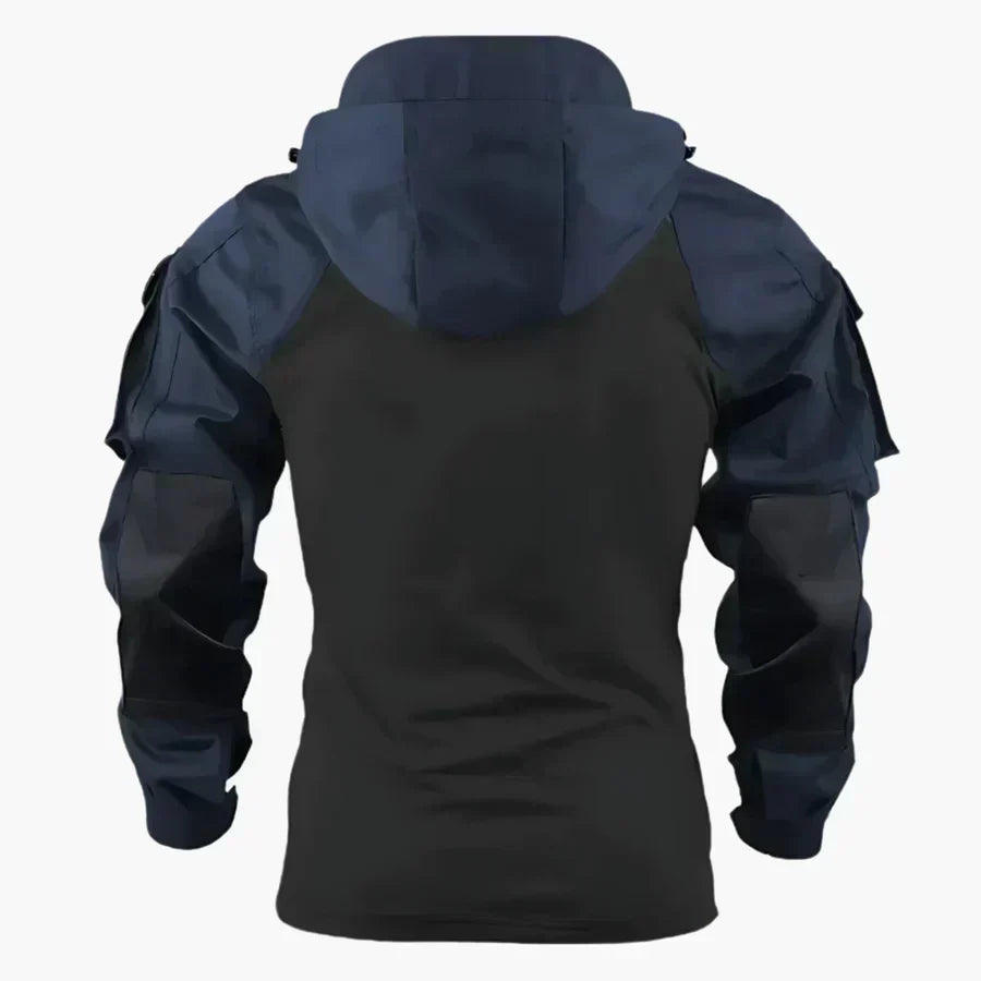 Sudadera hombre con capucha y mangas camuflaje
