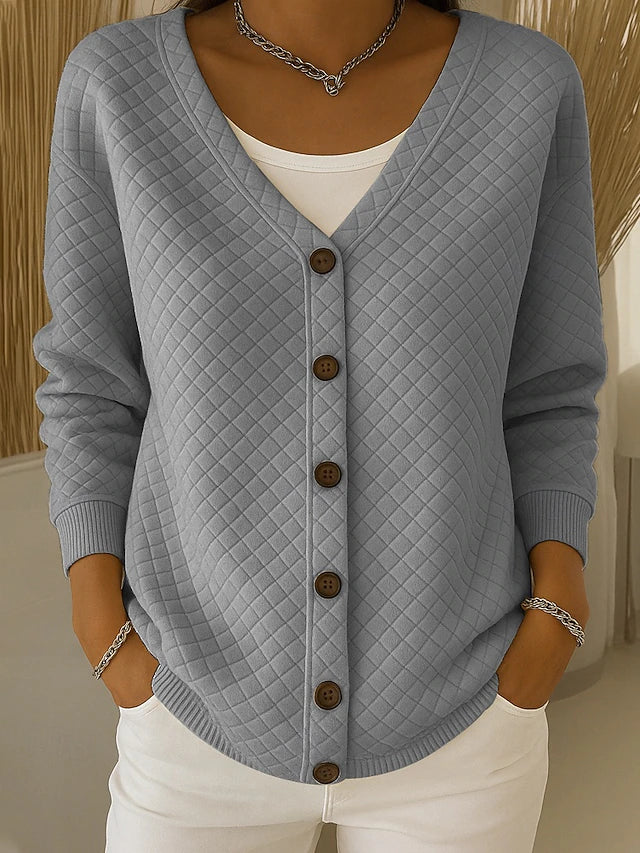Leonor - Chaqueta de Punto Acolchada con Botones