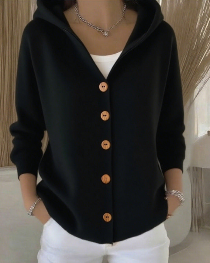 Rocío - Chaqueta de Punto con Capucha