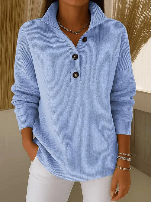 Amparo - Jersey Polo con Cuello de Pico
