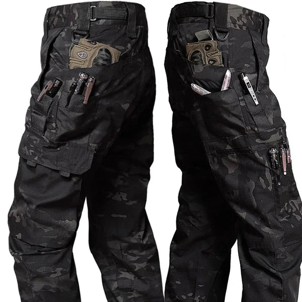 Pantalón táctico hombre impermeable resistente – cargo funcional para exterior