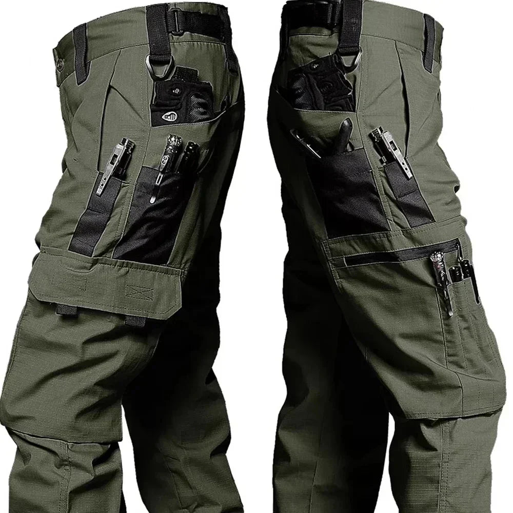 Pantalón táctico hombre impermeable resistente – cargo funcional para exterior
