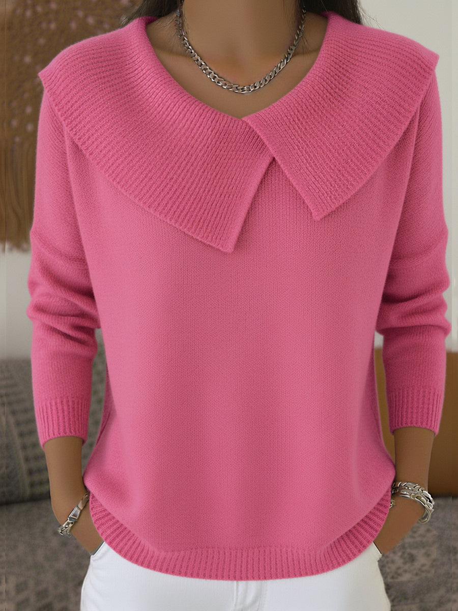 Soledad - Jersey Cálido con Cuello Vuelto