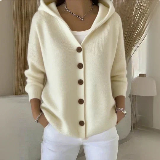 Rocío - Chaqueta de Punto con Capucha