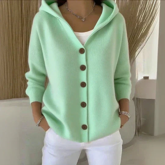 Rocío - Chaqueta de Punto con Capucha