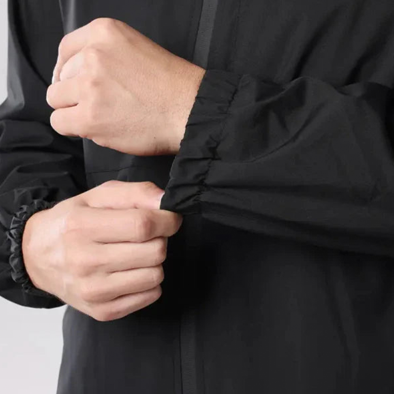 Chaqueta con capucha para hombre con cremallera y bolsillos